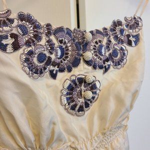 BCBG embroidered tank